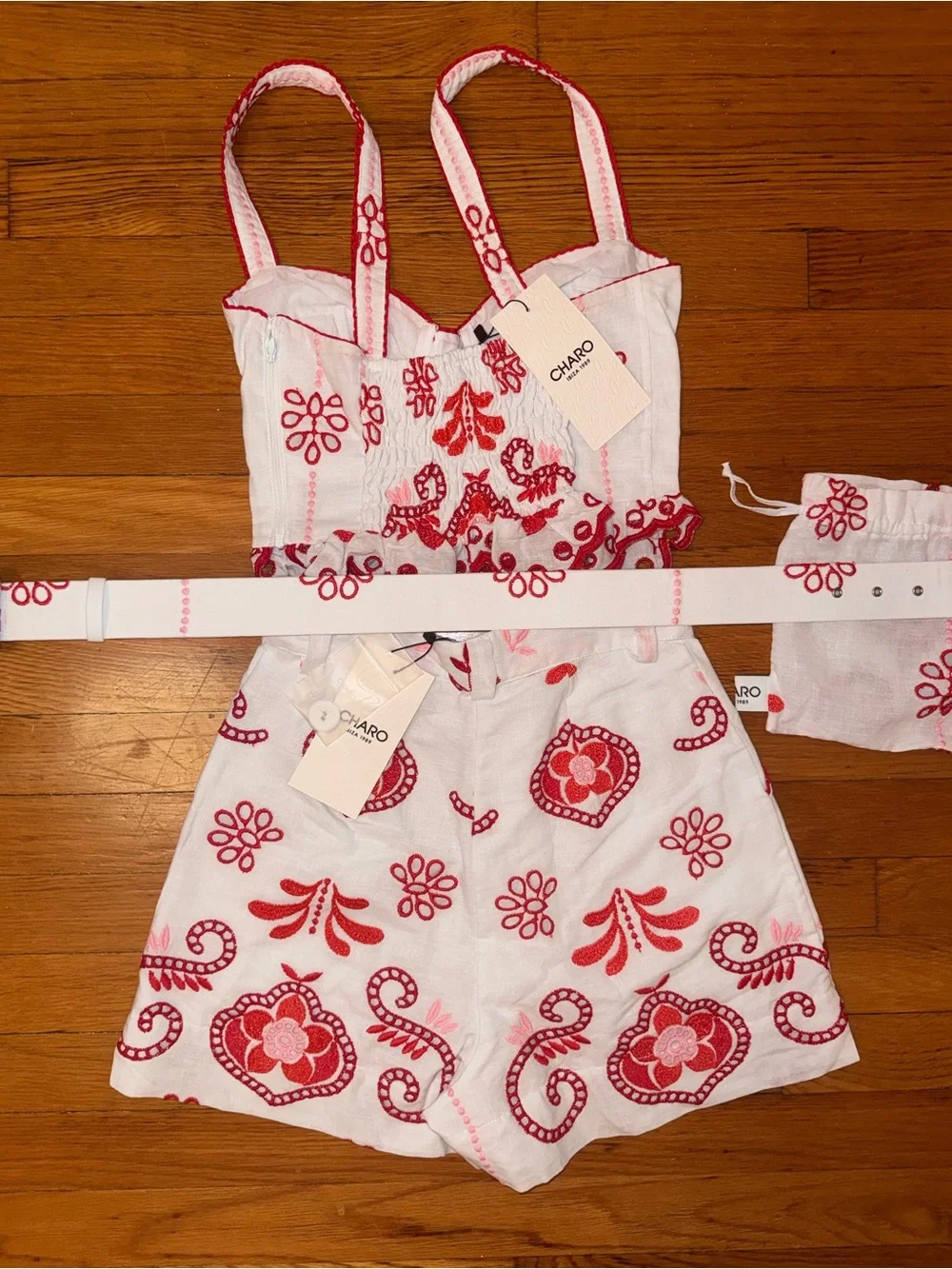 Charo Ruiz Zia Top & Brie Shorts Set